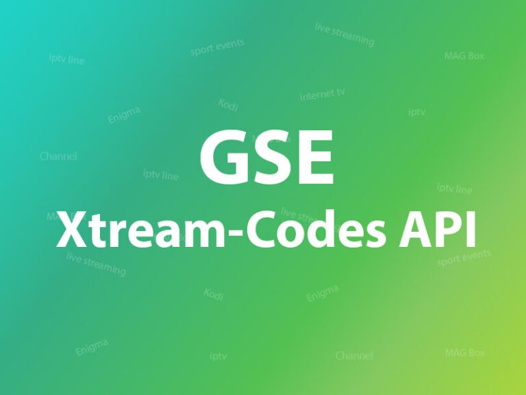 GSE-Xtream-Codes-API